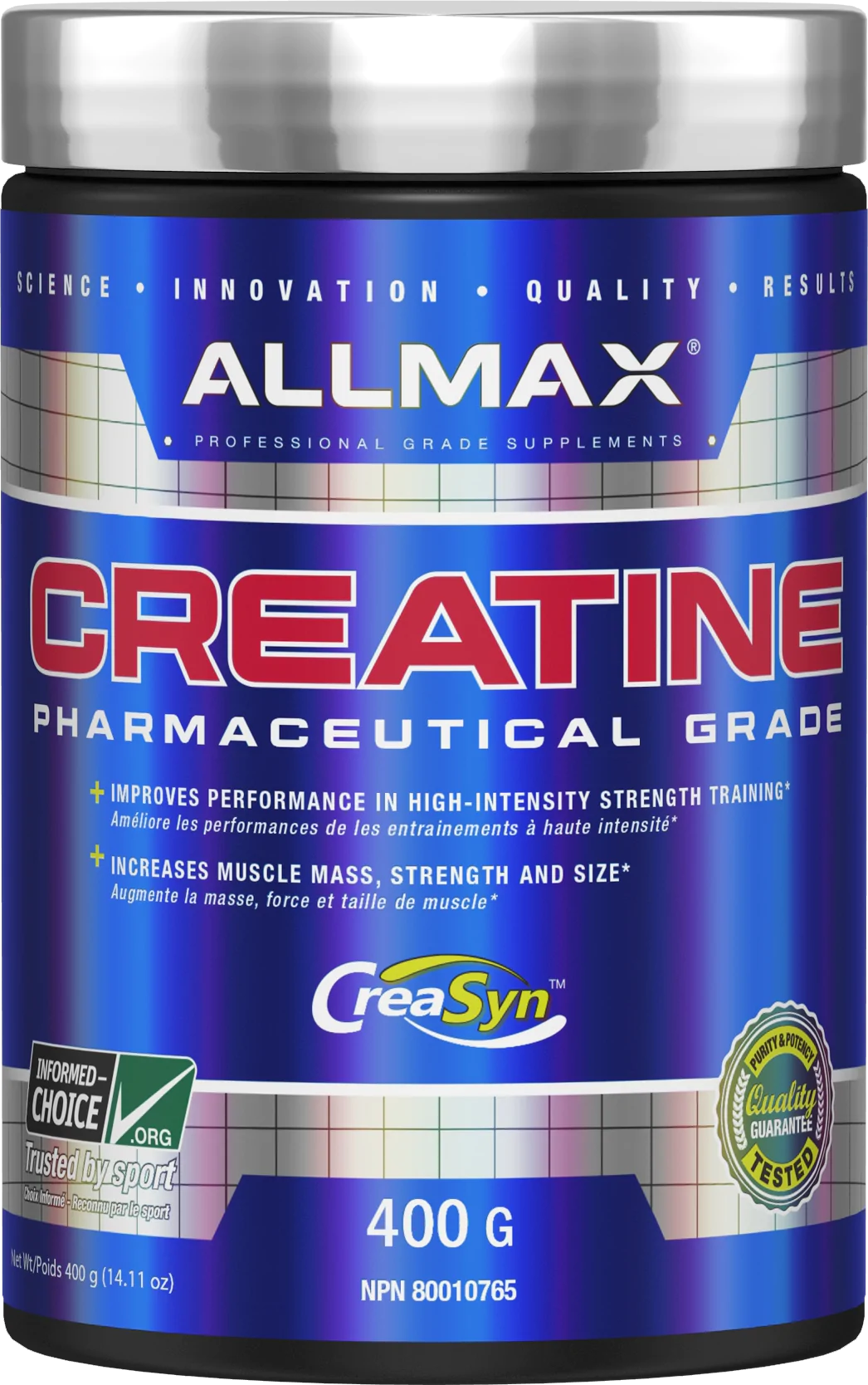 Allmax créatine monohydrate- 400g